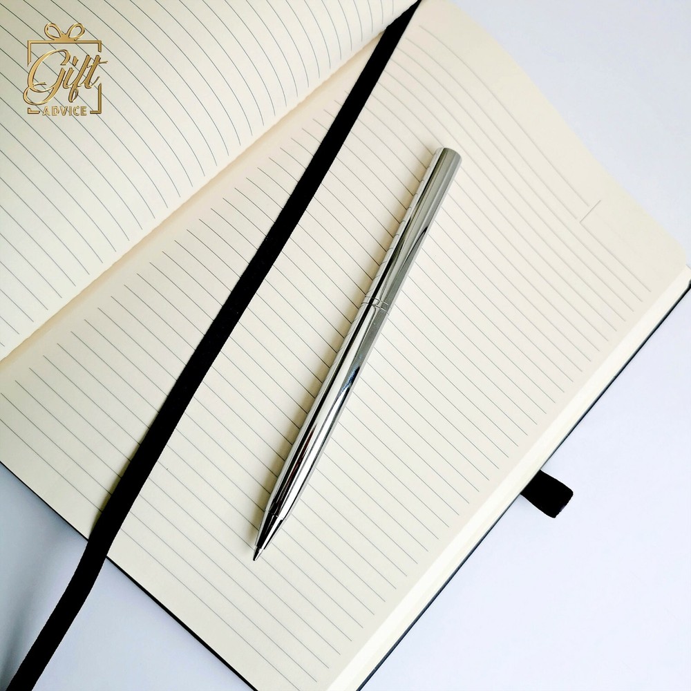 Personalised Customized Engraved Leather Notebook Journal Diary A5 Gift