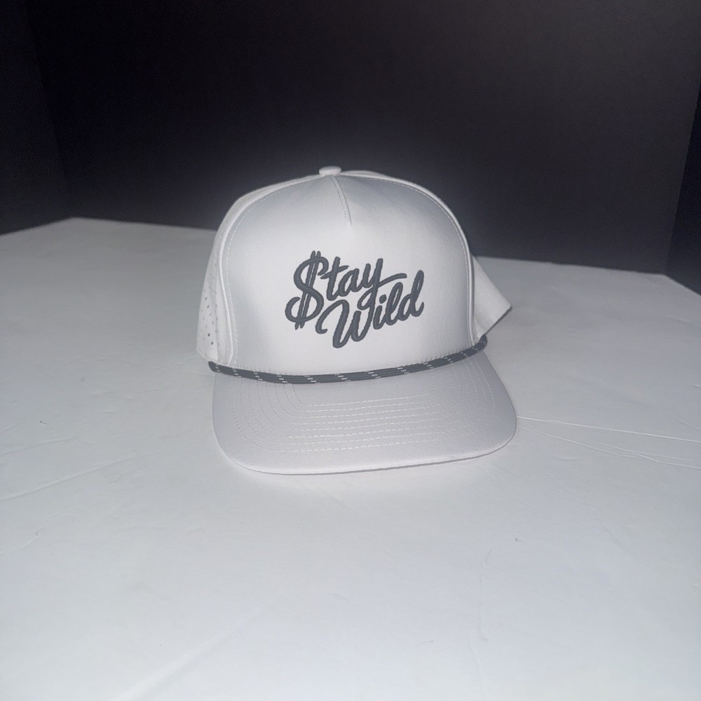 Stay Wild White Golf Hat