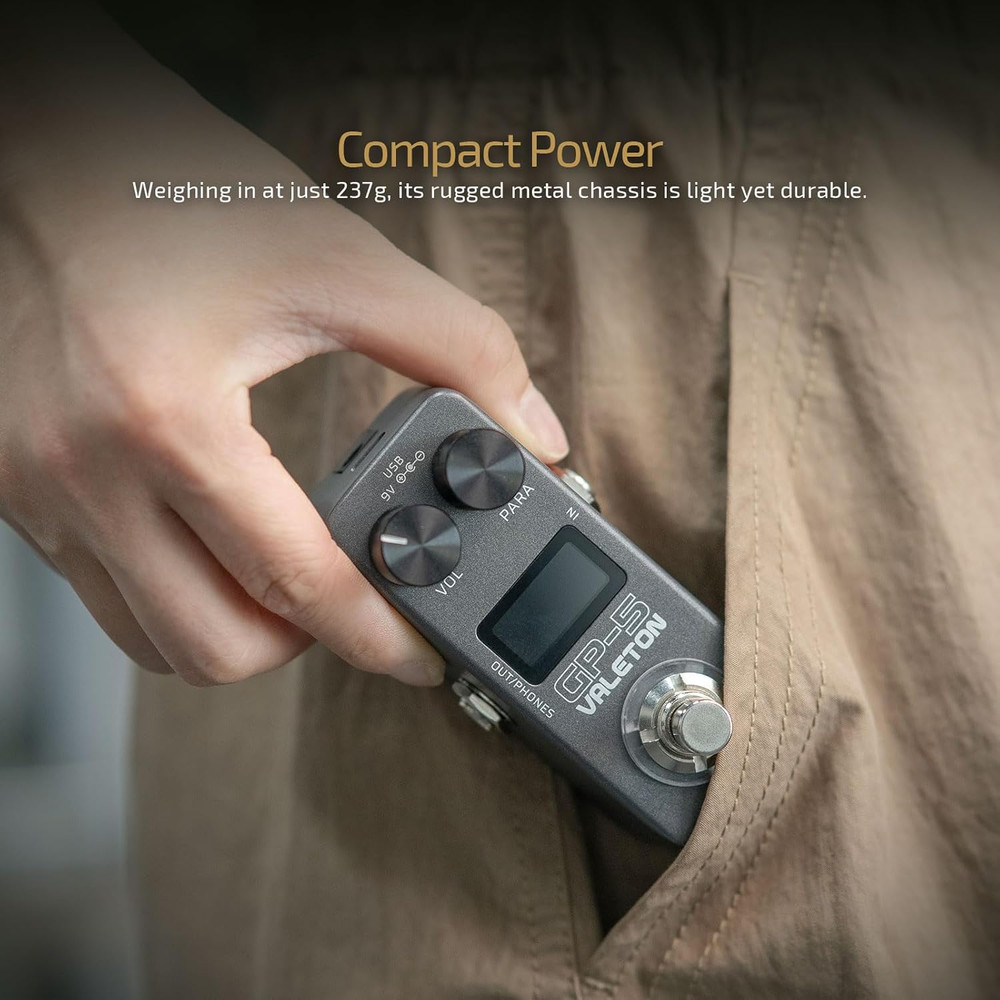 GP-5 Super Compact Multi-Effects Processor & NAM/IR Loader Pedal(Incl 1PCS Addit