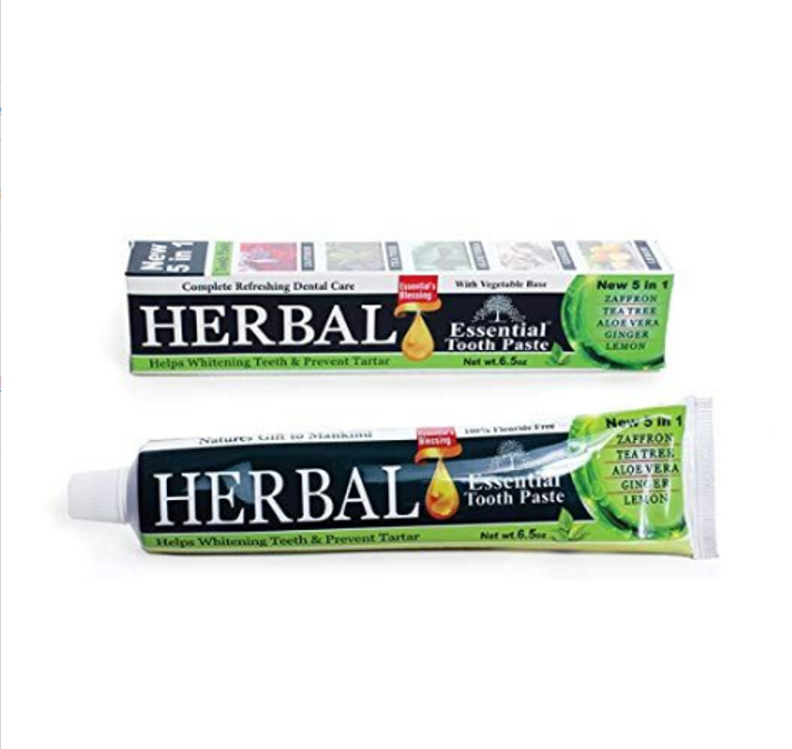Herbal Essential Toothpaste (Pack of 3) - 6.5 oz each