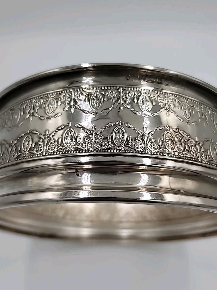 8” Silverplate Wine Coaster Without Bottom