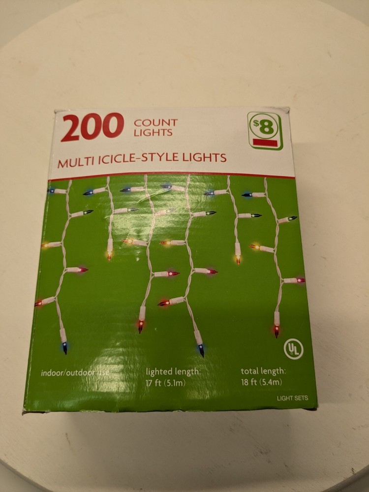 200 Multi Icicle-Style Lights