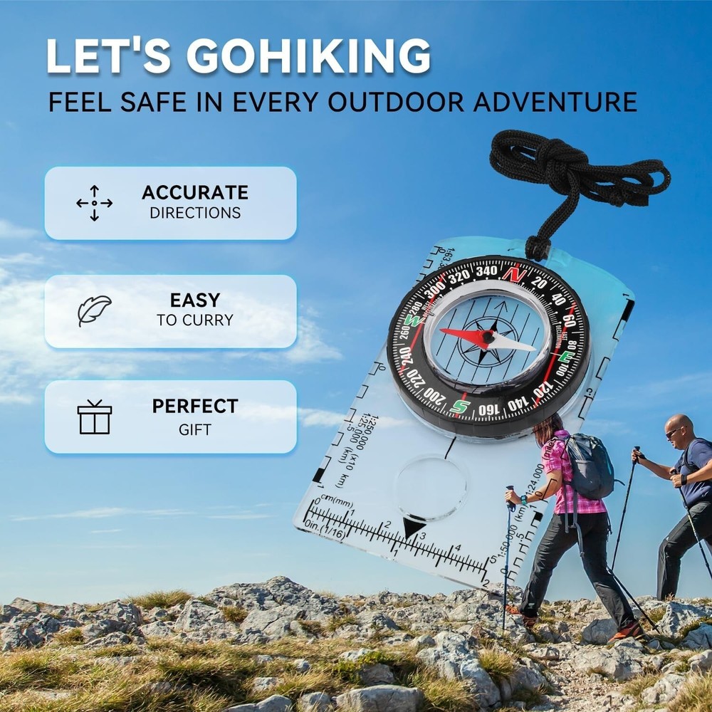 Educational Magnetic Compass for Young Explorers - Navigate with Confidence