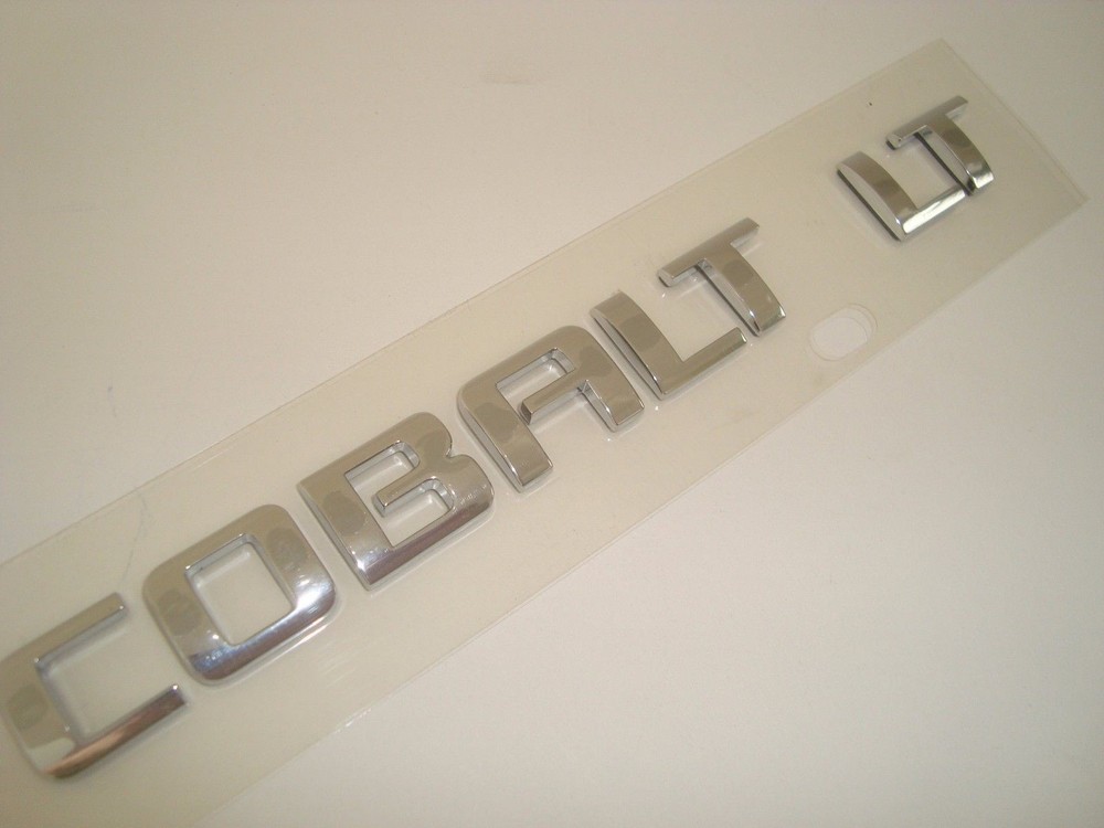 NEW CHROME COBALT LT SCRIPT EMBLEM CHEVROLET SS IMPALA CAPRICE CLASSIC