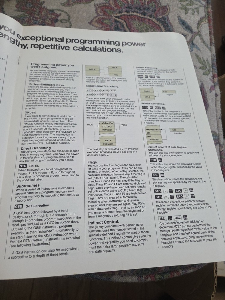 HP -97 + HP -67 CALCULATOR ADVERTISEMENT