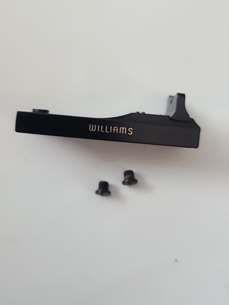 Knight 50 Cal Inline Muzzleloader Adjustable Rear Sight With Screws Black Knight
