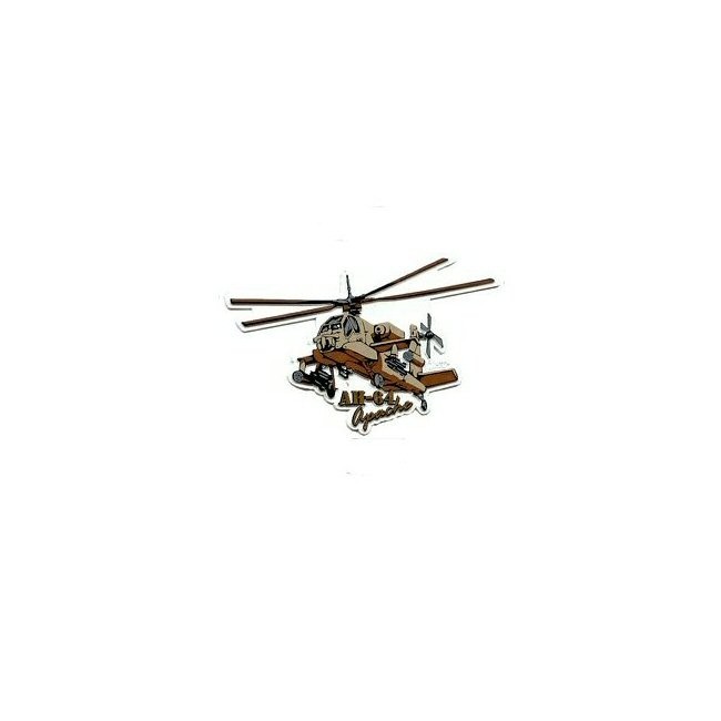 AH-64 Apache Helicopter Magnet