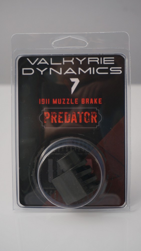 1911 .45 acp Mil-Spec muzzle brake BLACK COMMANDER PREDATOR compensator