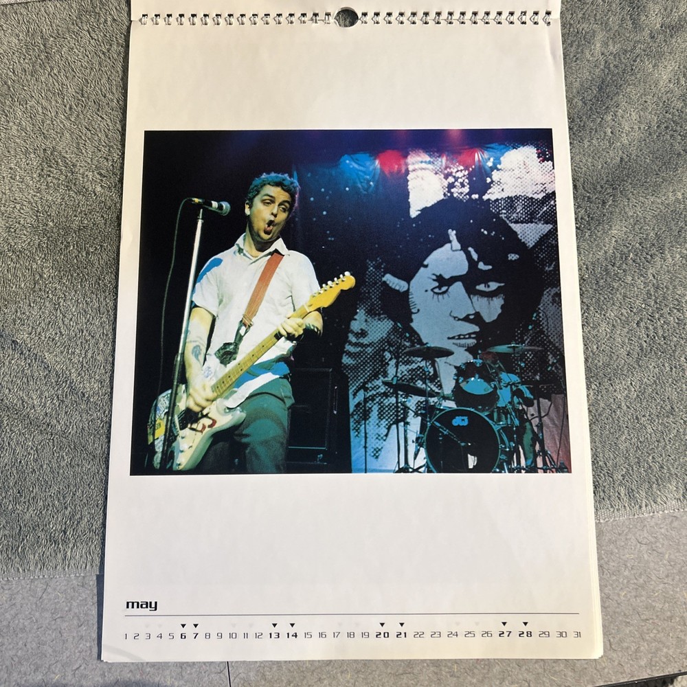 Green Day 2000 Calendar RARE!
