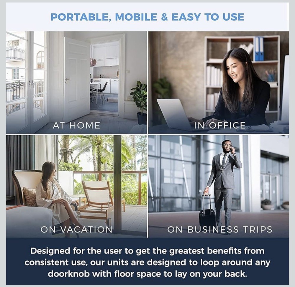 Neck Traction System for In-home Decompression - New Open Box