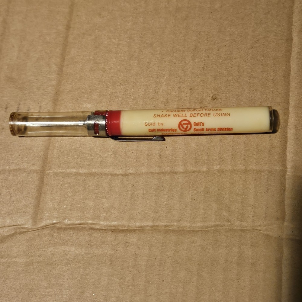 Vintage Colt Gun Lubricant Python Diamondback