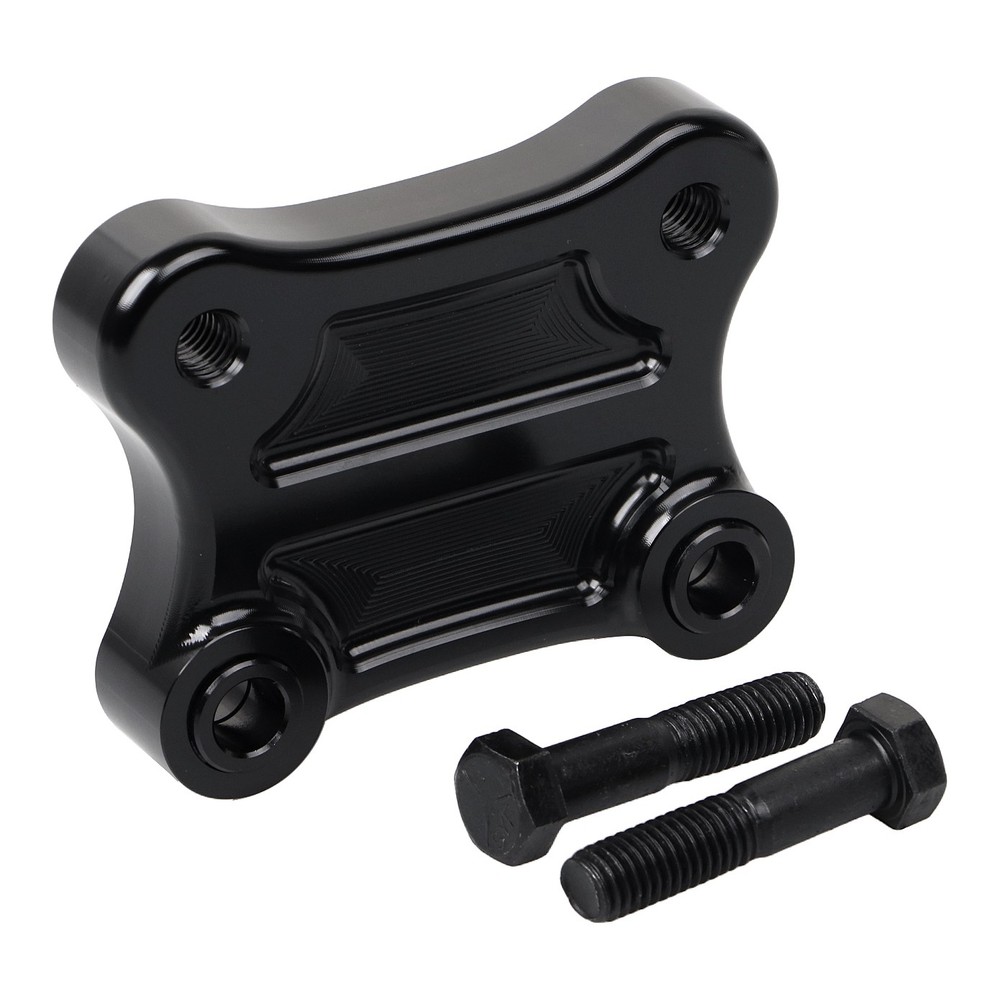 Black Aluminum Pull Plate Bracket For Harley Electra Glide Electra Glide CVO