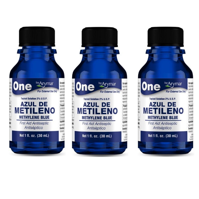 First Aid, Arymar Azul de Metileno – Topical Solution for External Use, 1 fl oz