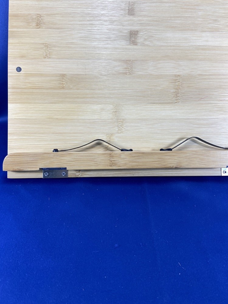 Bamboo Book Stand 6 Adjustable Angles Vertical & Horizontal w/ Magnets & Ruler