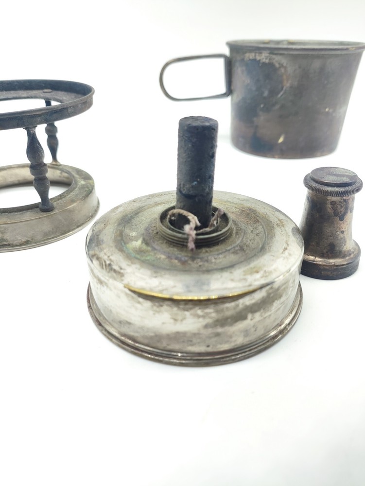 WW1 Silver Plate Campaign Spirit Burner