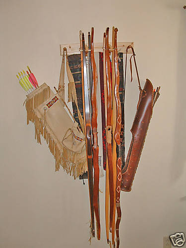 8 bow traditional archery bow rack