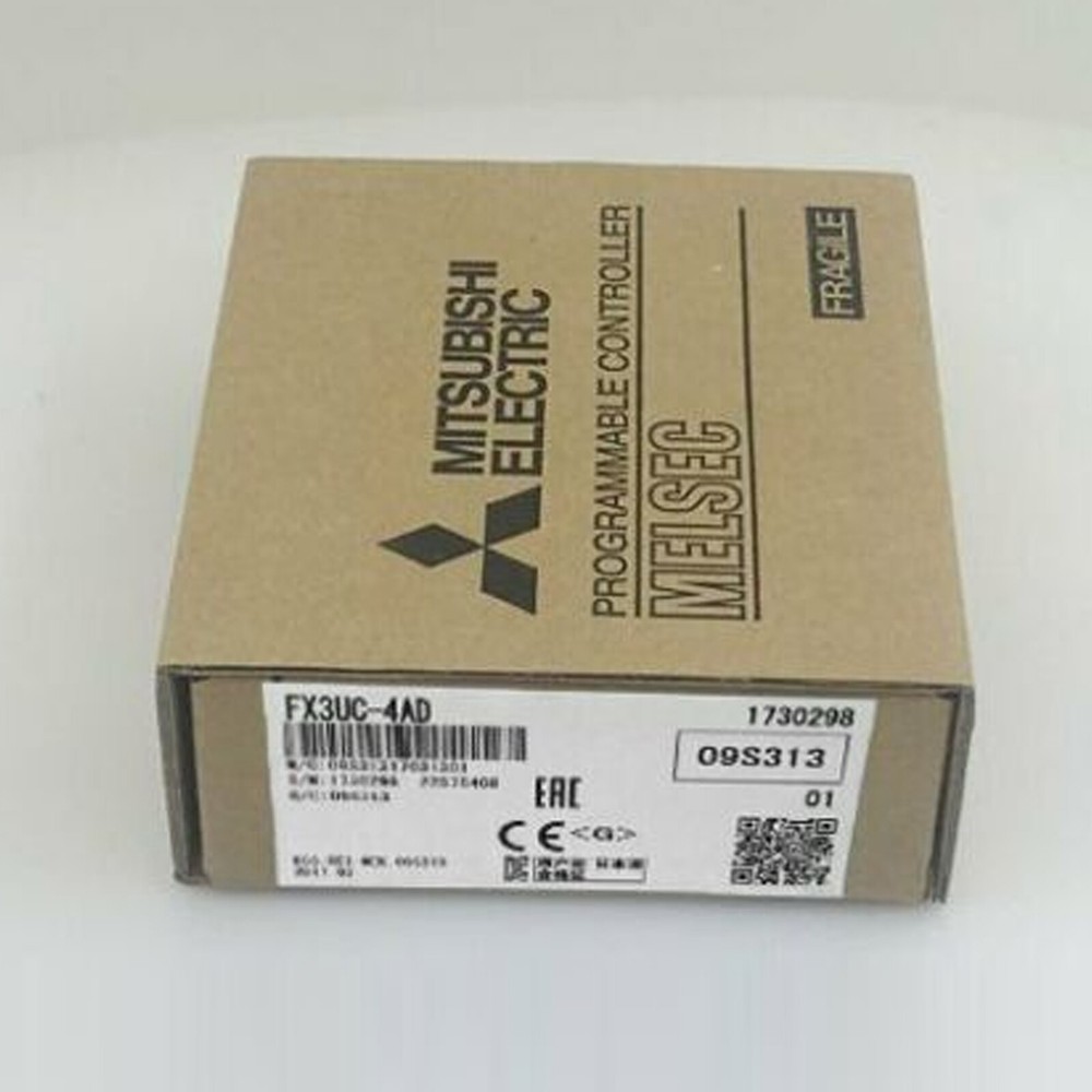New in Box Mitsubishi FX3UC-4AD Melsec FX3UC Analog Input Blocks Module Unit NiB
