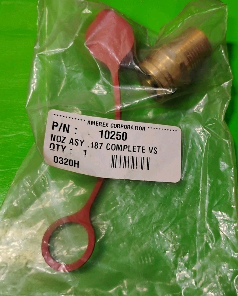 Amerex 10250 .187 Complete VS Nozzle NOS