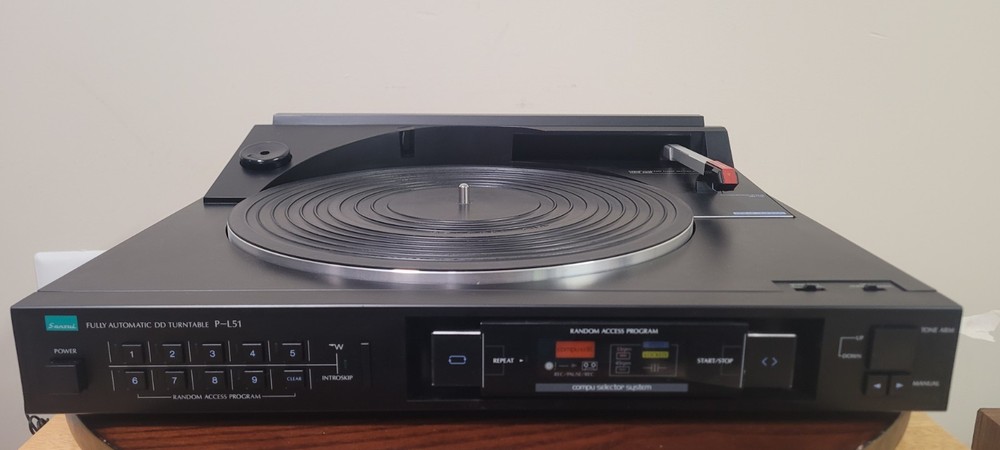 Sansui P-L51 Computerized Linear Tracking Turntable Automatic with New Stylus.