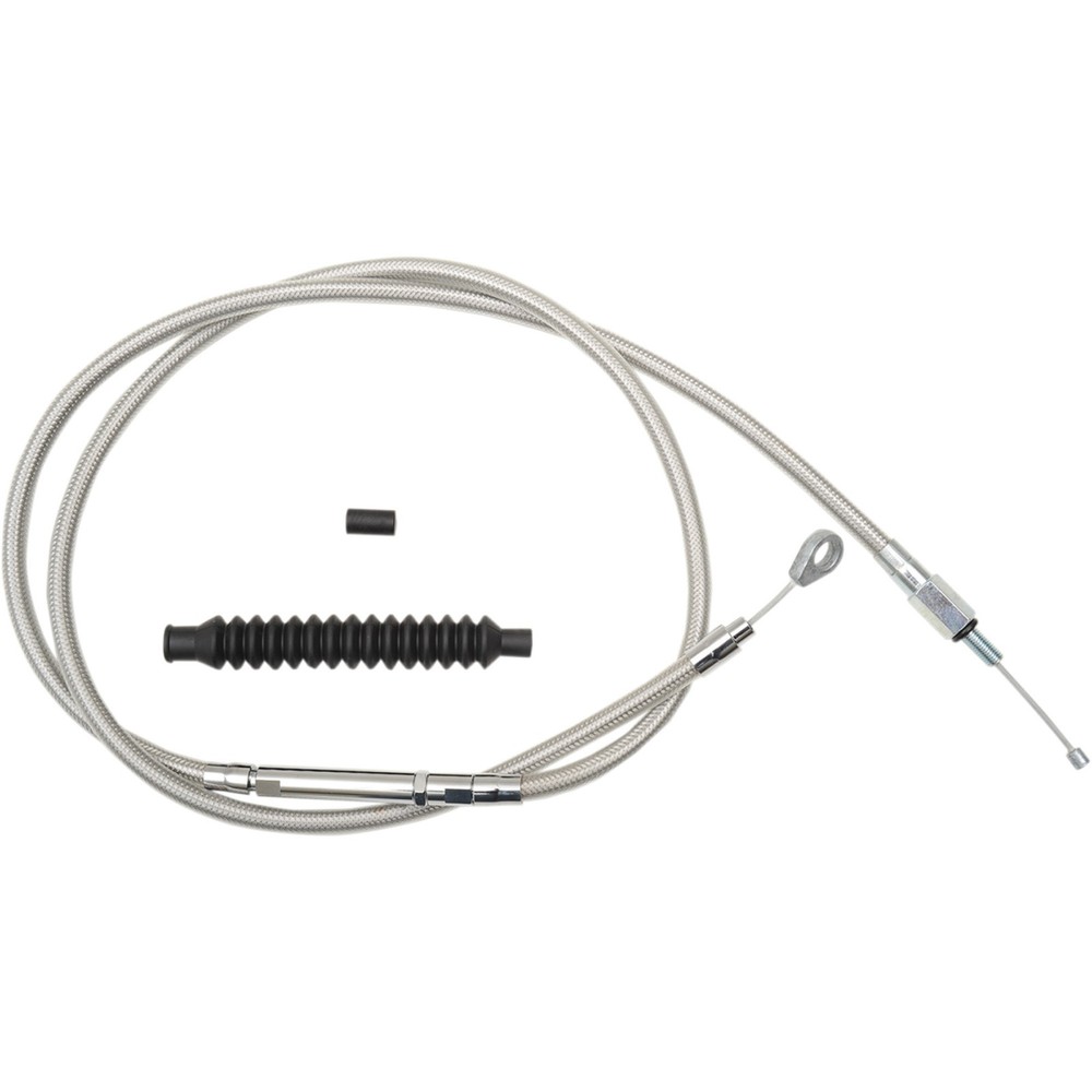 LA Choppers Stainless Clutch Cable for 18"-20" Handlebars (LA-8100C19)