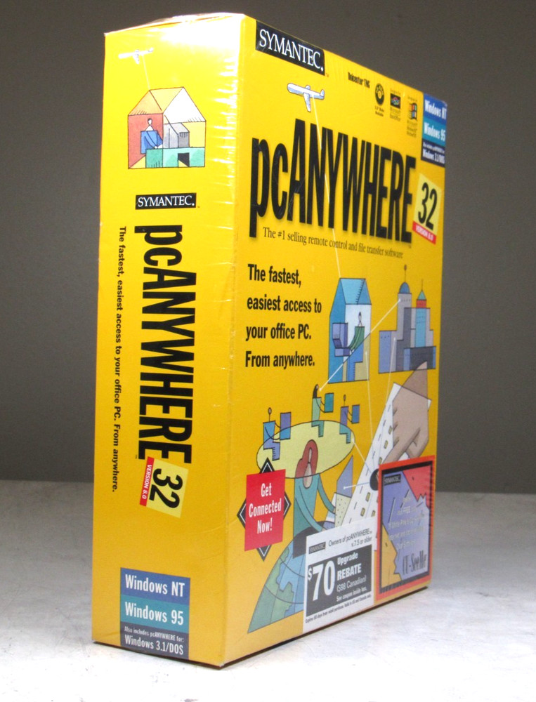 Symantec Windows PCAnywhere 32 Version 8 CD - SEALED