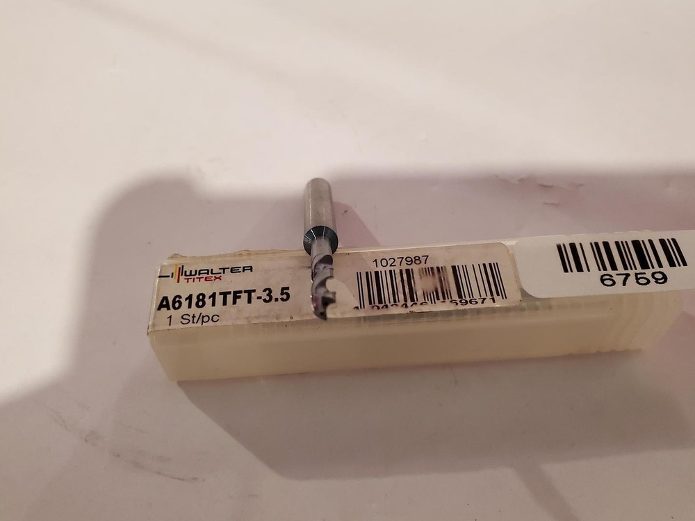 Walter A6181TFT-3.5 carbide drill 3.5mm