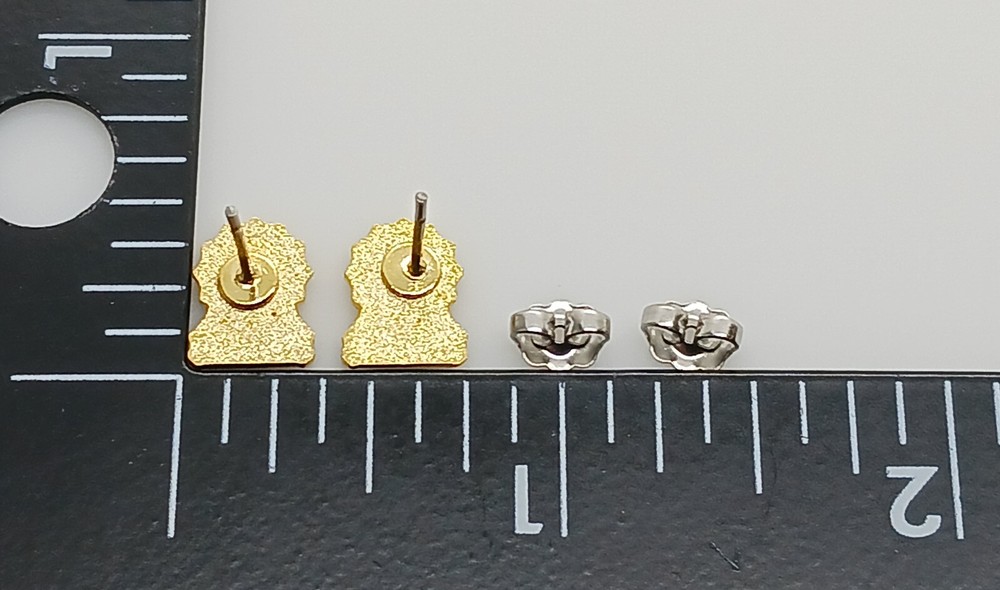 Palm Beach Florida Police Earrings