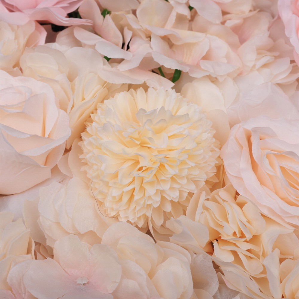 Silk Rose Artificial Flower Wall Panel Wedding Backdrop Decoration 6x 60 x 40cm