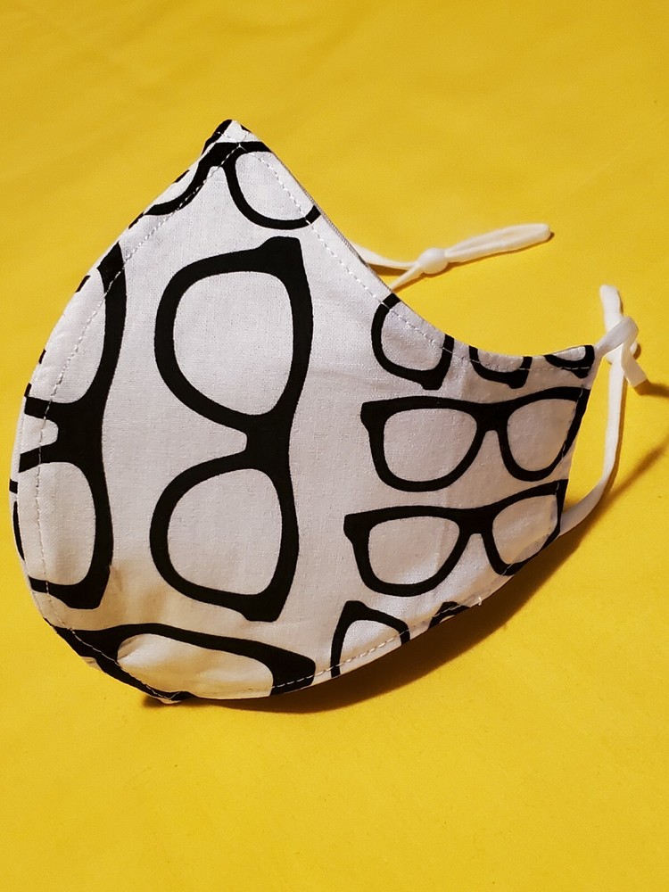 Handmade Glasses Adjustable Face Mask