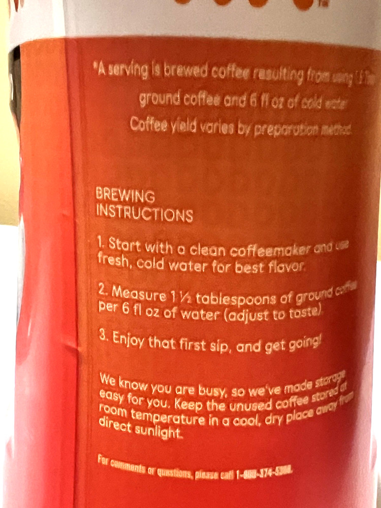 Dunkin' Donuts Original Blend Ground Coffee Medium Roast 45 OZ