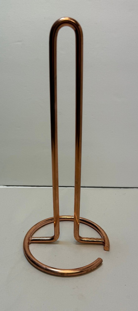 Copper Tone Wire Paper Towel Holder