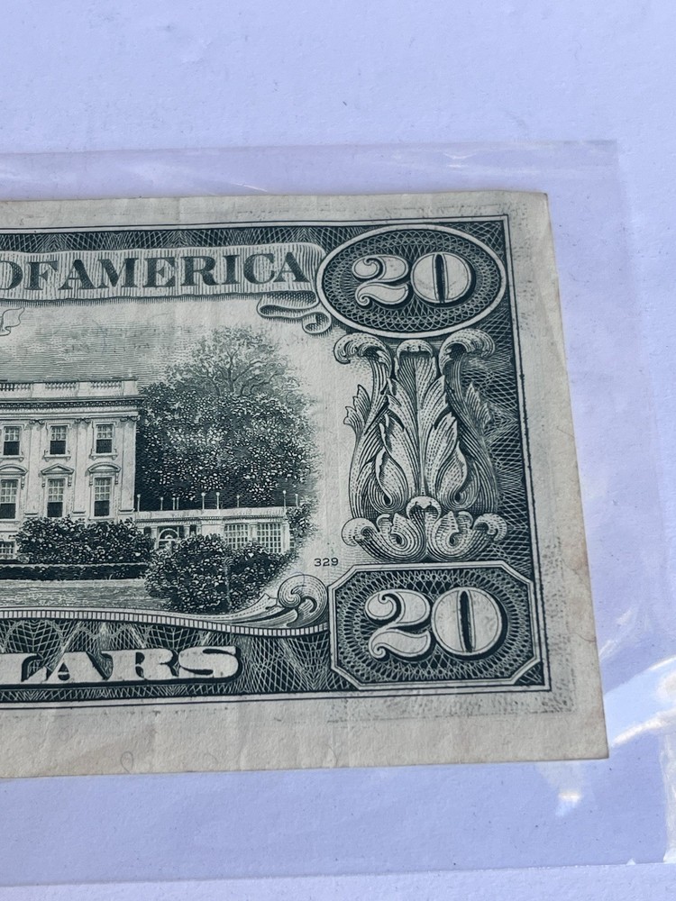 1993 $20 Dollar Bill Misaligned Error