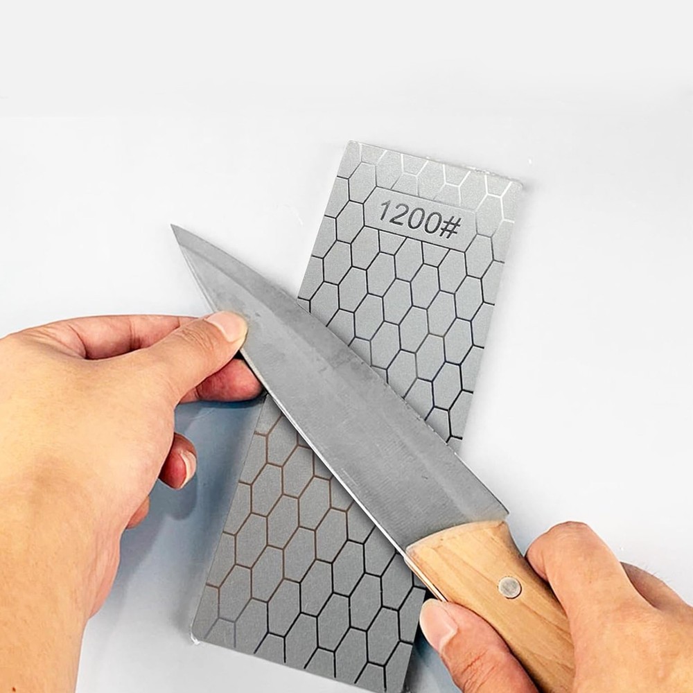 5Pcs Diamond Sharpening Stone Set Honeycomb Surface Whetstone 200-1200 Grit
