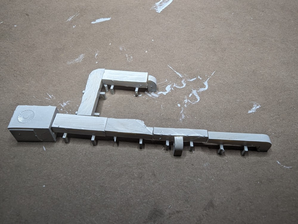 Z Scale Rooftop HVAC and Ductwork set of 2
