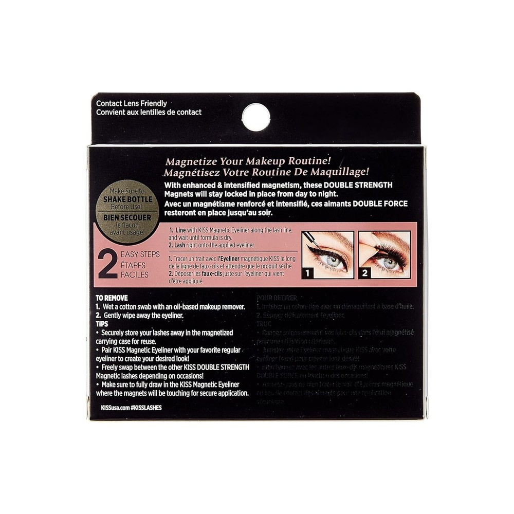 2PK - KISS Magnetic False Eyelashes, Tempt