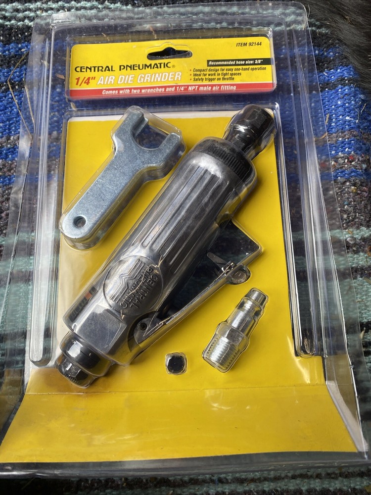 1/4” Air Die Grinder Central Pneumatic New In Box