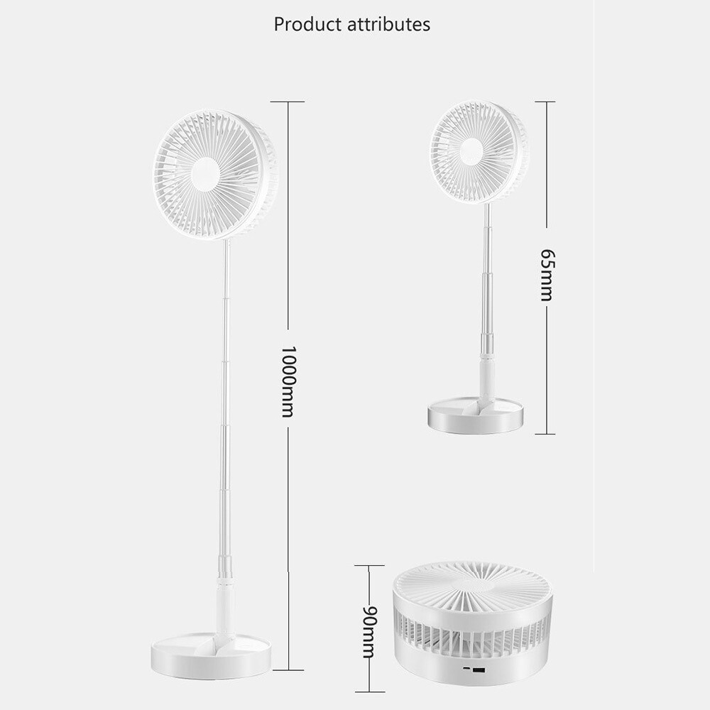 Foldable Fan - For Travel, Camping & Home Use, Portable Cooling Solution