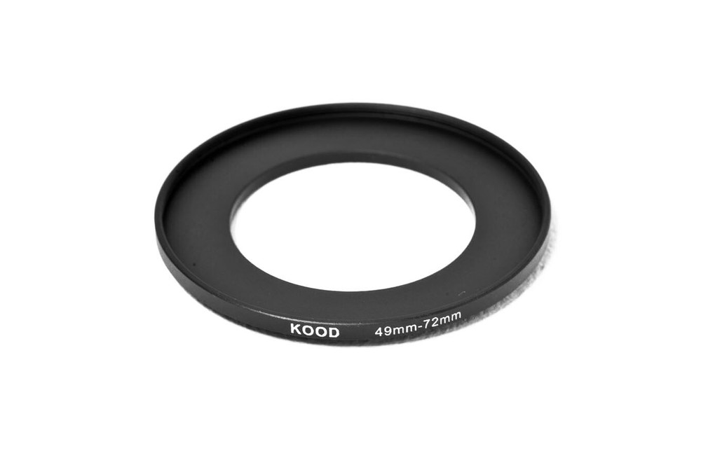 49-72mm Stepping Ring Adapter Filter Thread Converter 49mm to 72mm Step Up ring