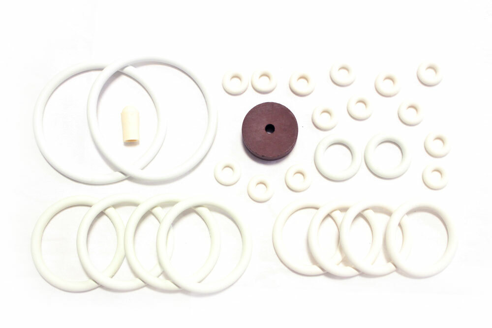 Williams Doozie Pinball Machine Replacement Repair Rubber Ring Kit White