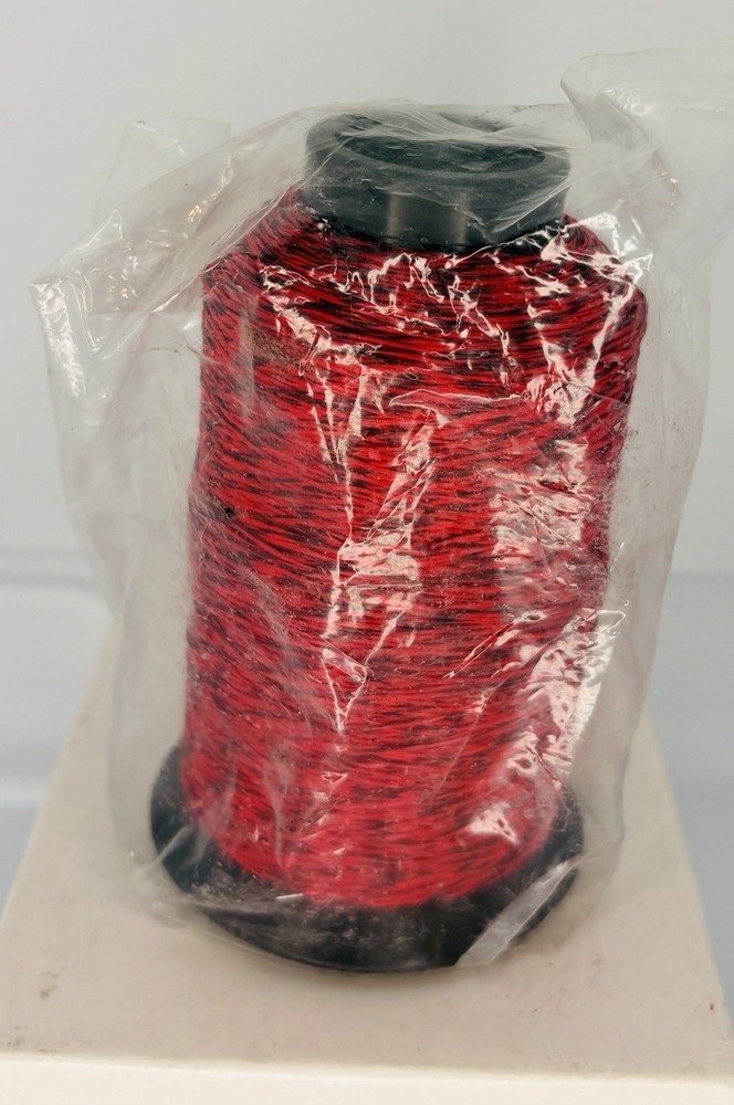 BCY 452X Bowstring Material 1/4 lb Partial spool 4oz. Red / Black