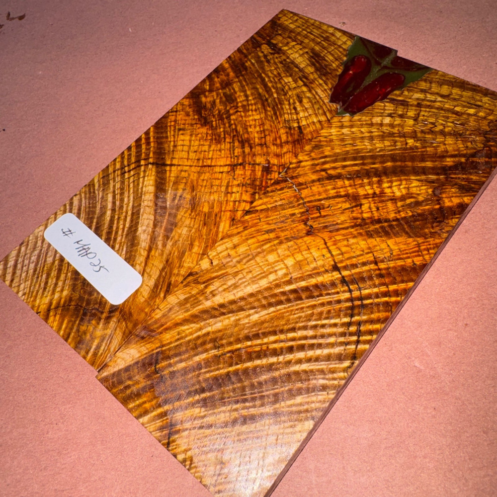 STABILIZED HYBRID MAPLE BURL,OVERSIZED KNIFE SCALE,TOOL HANDLES