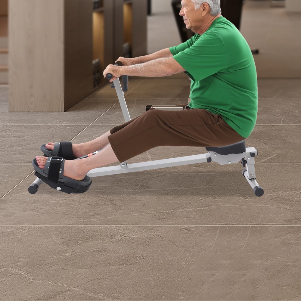 Rowing Machine Freestanding Adjustable Foldable Rowing Exercise Machine Fitness