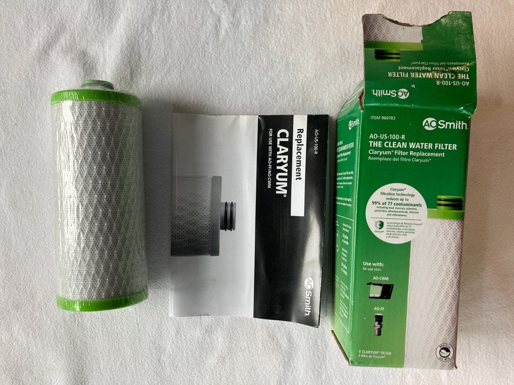 AO Smith 960783 AO-US-100-R The Clean Water Filter Claryum Replacement Filter