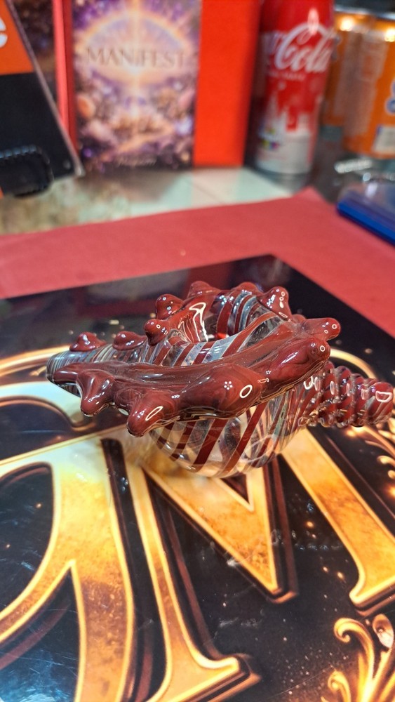 Conch Shell Art Hand Blown Glass Pipe