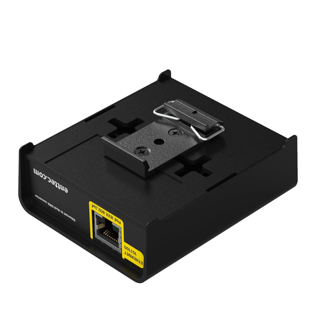 Enttec Ethergate 71030, 2U DIN Rail Ethernet to Dual DMX / RDM (Open Box)
