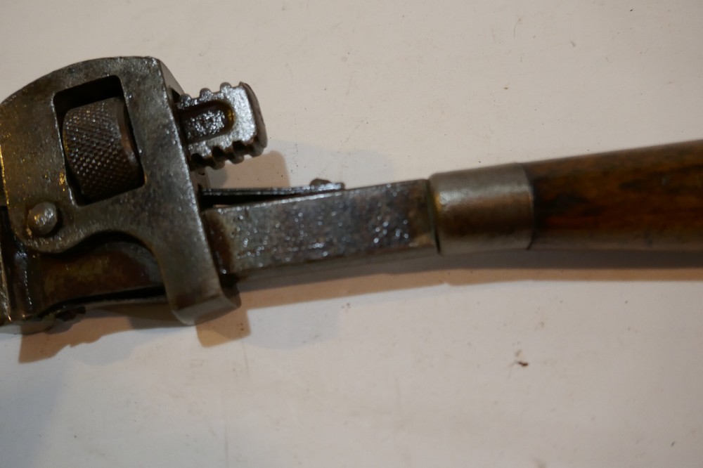 Antique JP Daniel & Son 10” Pipe Wrench Nice Condition