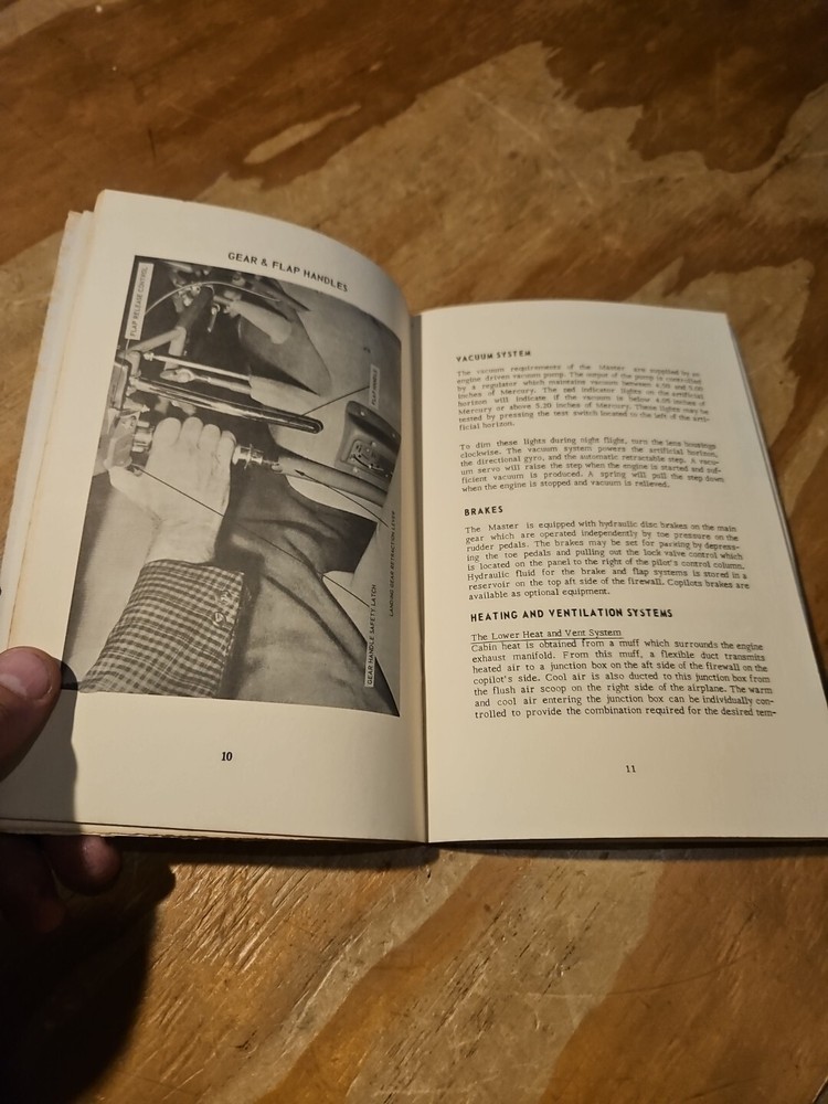 1965 Mooney Master Model M20D Owners Manual