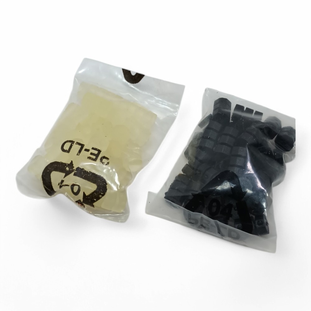 Jagwire Rubber donuts 1.1mm Black Clear 30Pcs frame protector for cable