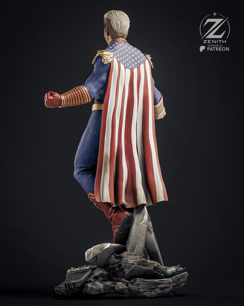 Homelander Statue 3D Printed Kit Unpainted/Unassembled