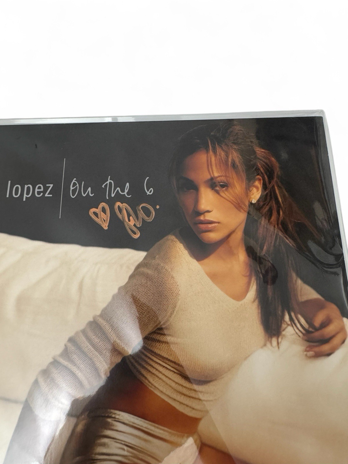 JENNIFER LOPEZ SIGNED Deluxe On the 6 Vinyl AUTOGRAPHED JLO